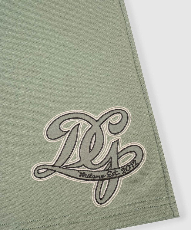 Dolce&Gabbana Дитячі зелені шорти L4JQXBG7PRP26 зображення 3