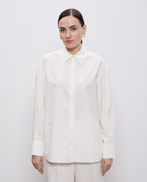 Twinset Біла сорочка з вишивкою логотипа 261TE2010