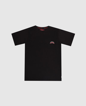 Sprayground Дитяча чорна футболка Japan Wave SPY263BLK