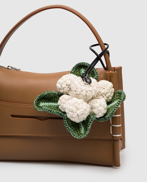JW Anderson Вязаный брелок для сумки в форме цветной капусты AC0425FA0496