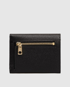 Dolce&Gabbana Чорне шкіряне портмоне з логотипом BI0770A1001