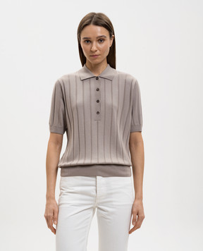 MooRER Бежеве поло RIGEL з вовни RIGELW18