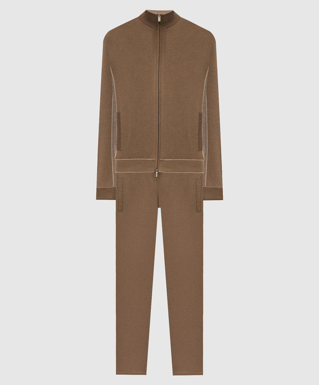 Bertolo Cashmere Коричневий спортивний костюм 9026330025859026340025
