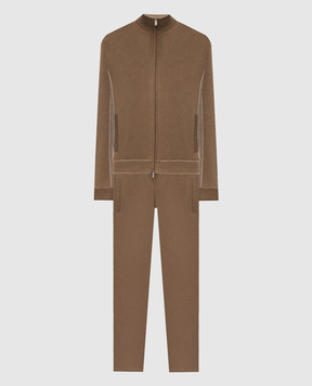 Bertolo Cashmere Коричневий спортивний костюм 9026330025859026340025