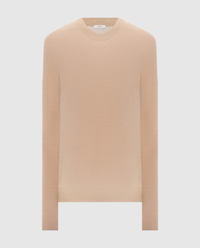 JOSEPH Бежевый джемпер Cashair из кашемира JF009539