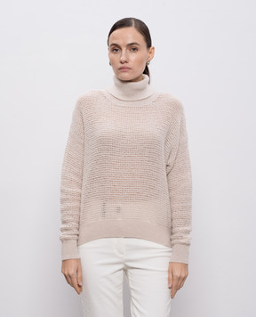 Peserico Бежевий светр з вовною альпаки S99045F0709192
