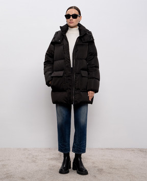 Peserico Черный пуховик S24097Z06104