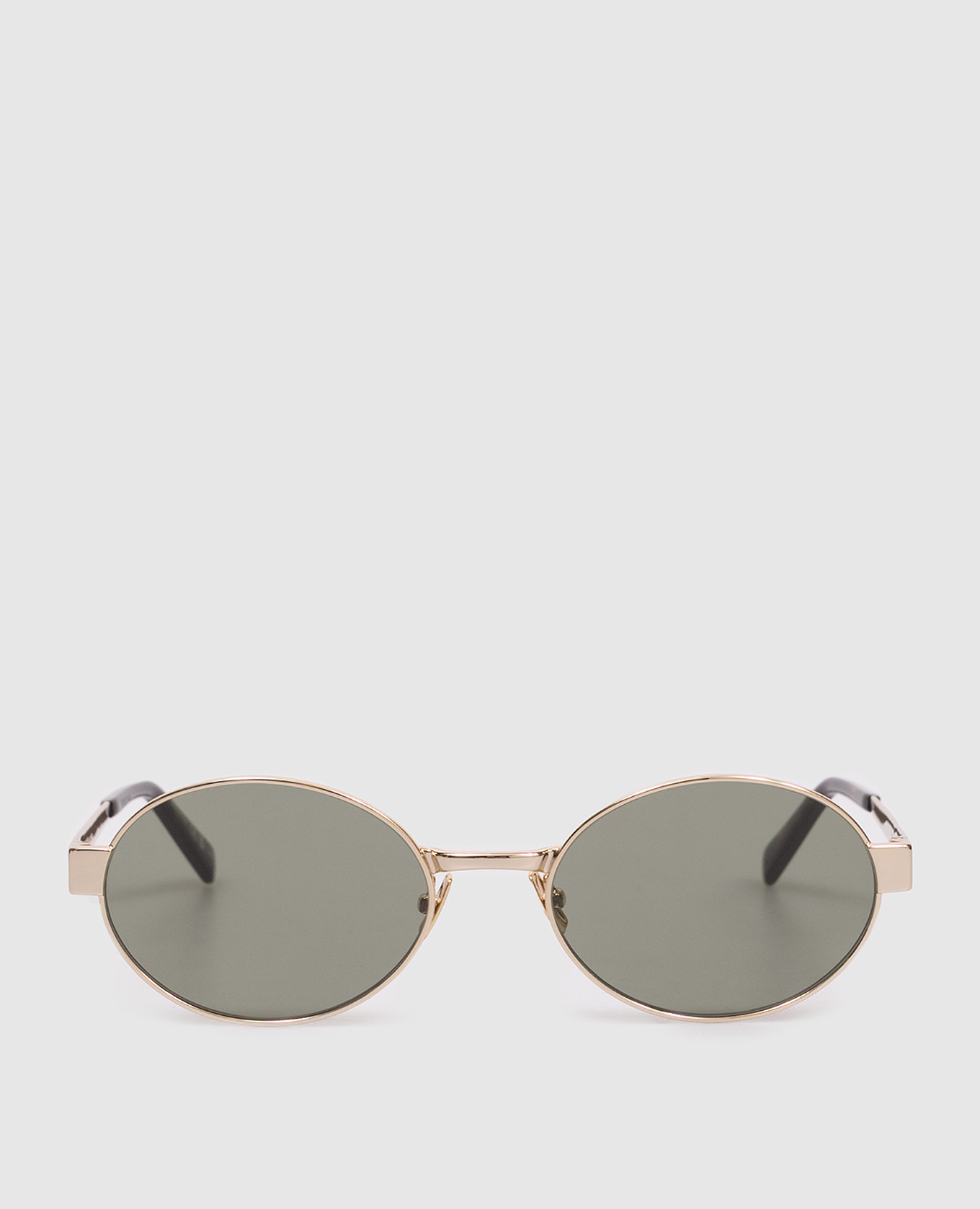 Золотые очки с гравировкой логотипа