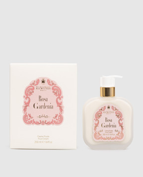 Santa Maria Novella Крем флюид для тела Rosa Gardenia в стеклянной емкости с дозатором 250 мл 3188002