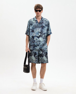 Off-White Сині шорти Land&Sky 44XCB092S26F004