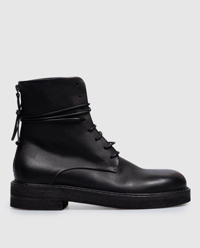 Marsell Черные кожаные ботинки Parrucca MW2952P023
