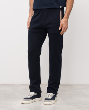 Bertolo Cashmere Сині спортивні штани 902013002294