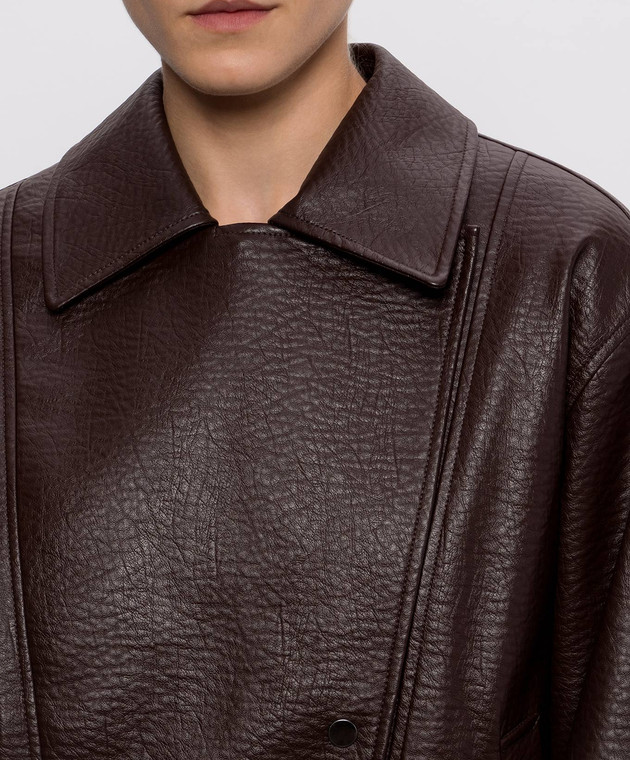 Twinset Коричнева куртка 262AP2290 зображення 5