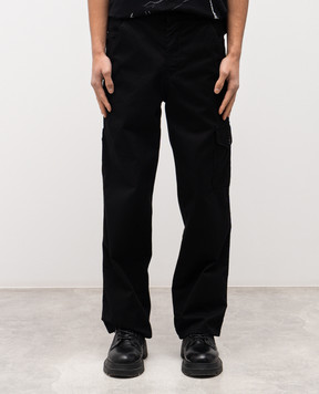 Ann Demeulemeester Чорні штани Vito Utility B0013746FA722