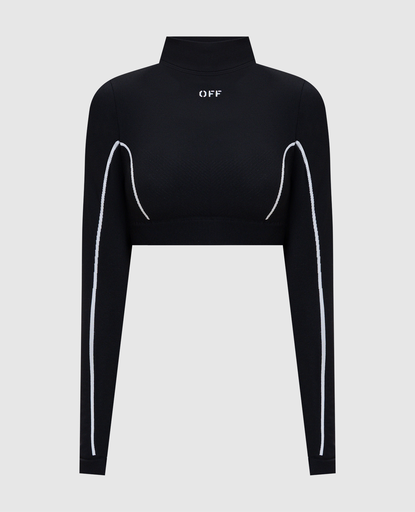 

Черный укороченный топ Off Stamp, Топы