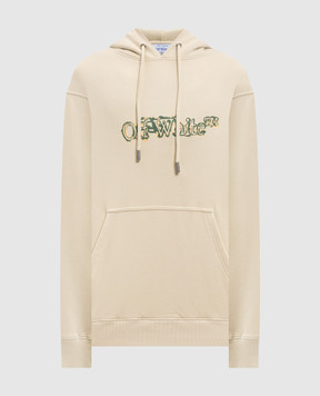 Off-White Бежеве худі Cloudy Arrow 44MBB085F5F00L