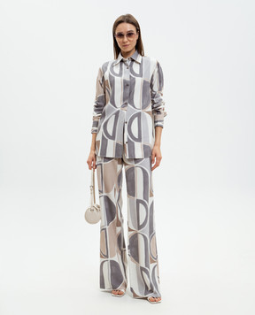 Marco Pescarolo Брюки из шелка Fency FENCYD5390