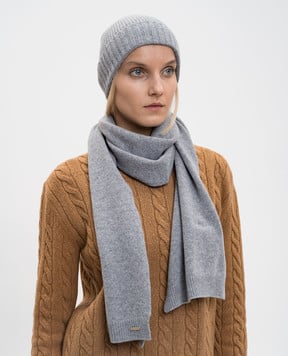 Woolrich Набір з сірої шапки і шарфа з вовною CFWWAC2029FRUF0659