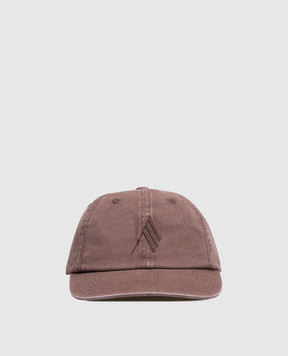 The Attico Коричнева кепка з вишивкою емблеми 260WAC00041CCC131EM