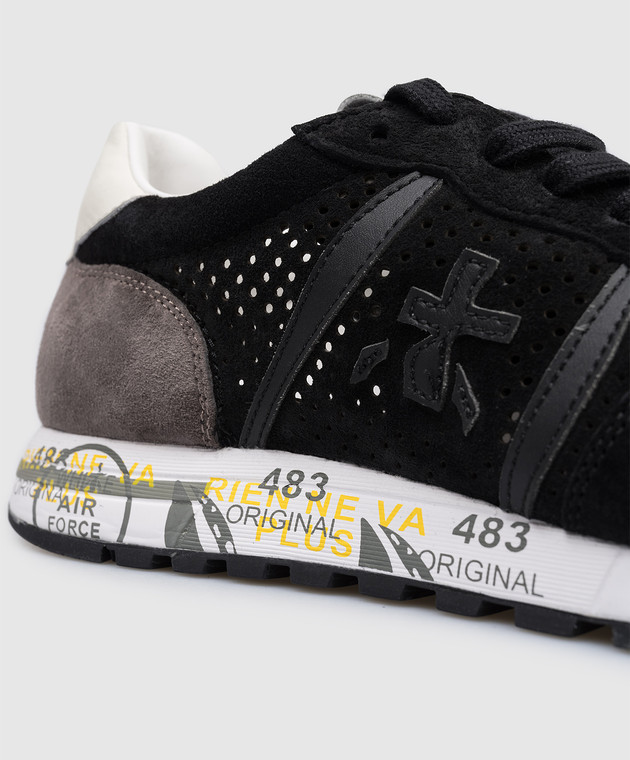 Premiata Чорні замшеві кросівки ERIC ERIC зображення 5