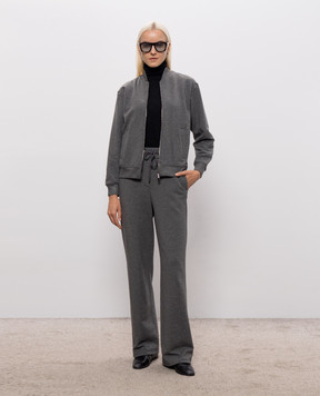 Allude Чорний гольф з вовною з люрексом 26564102