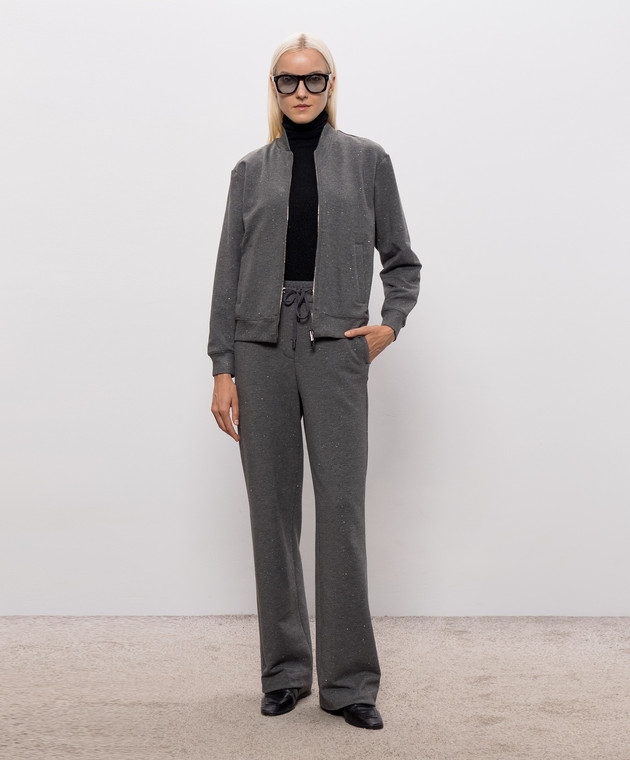 Allude Чорний гольф з вовною з люрексом 26564102 зображення 2