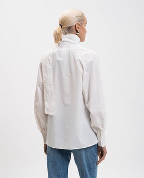 Max Mara Weekend Белая блуза BURGOS BURGOS1234