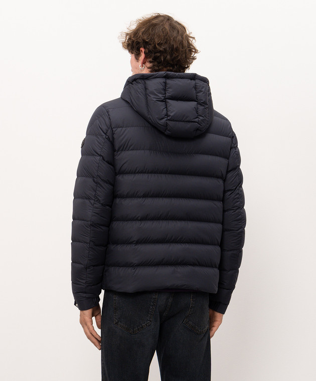 Moncler Синяя пуховая куртка Arneb L20911A00114549SK изображение 4