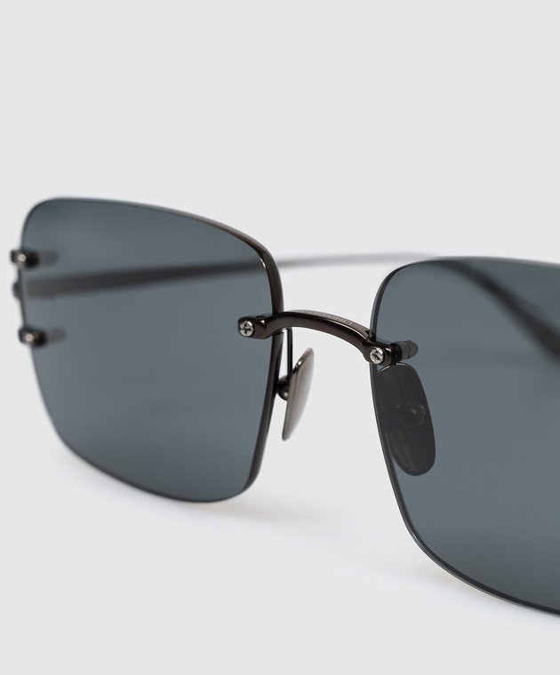 Linda Farrow Темно-коричневі сонцезахисні окуляри Sasha LFL1476C3SUN зображення 4