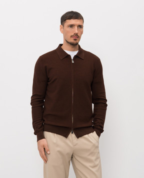 ISAIA Кардиган из шерсти, шелка и кашемира MG8441Y0537