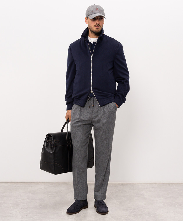 Brunello Cucinelli Футболка цвета айвори с принтом M0B138519 изображение 2