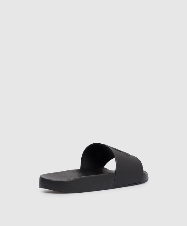 Moncler Чорні слайдери Basile L109A4C00040M2999 зображення 3