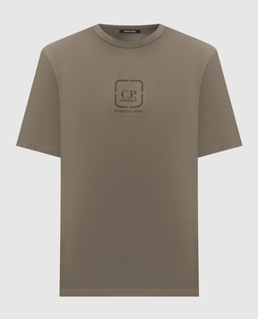 C.P. Company Metropolis Футболка Metropolis Series кольору хакі LTS013A006370W