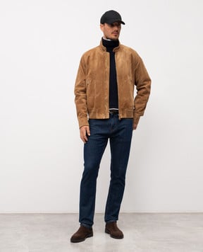 Loro Piana Синій гольф з кашеміру FAF9161