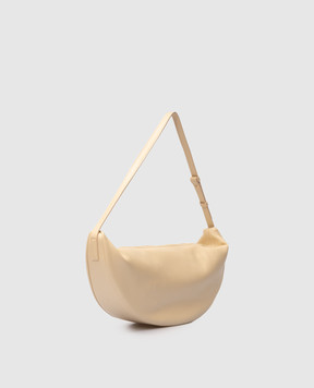 Marsell Бежева шкіряна сумка-хобо Volta Sand MB0479P050