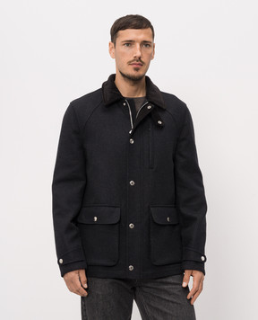 Brunello Cucinelli Черная куртка из шерсти MY4966382