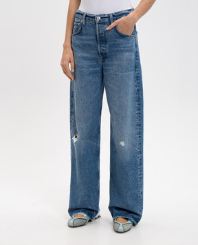 CITIZENS OF HUMANITY Синие джинсы Ayla Baggy 2053B3025