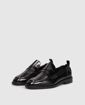3.1 Phillip Lim Черные кожаные лакированные лоферы Alexa SF23T894PAH