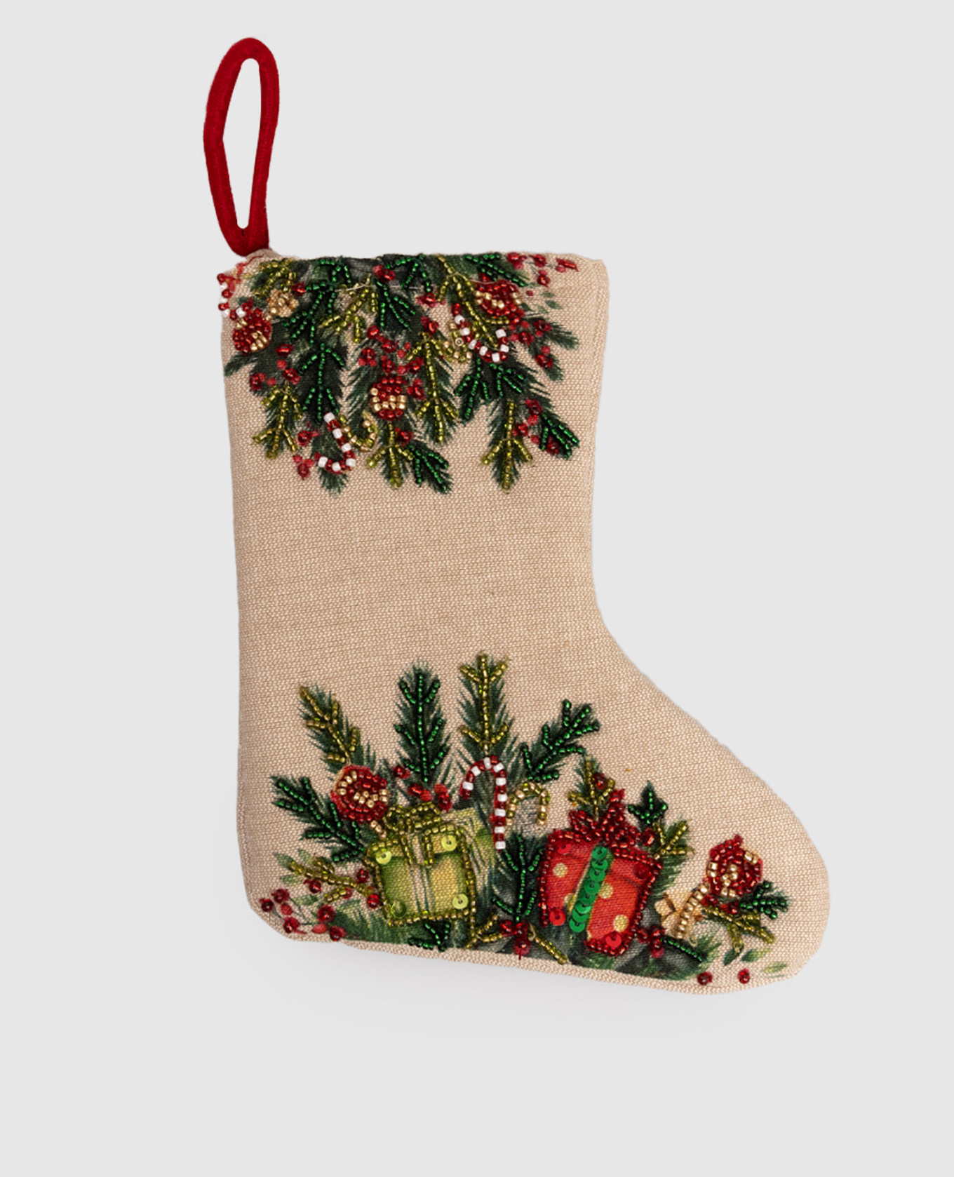 

Рождественское украшение Sock, Бежевый, Елочные украшения