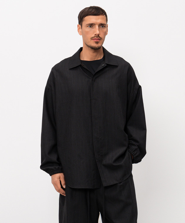 Fear of God Чорна сорочка з вовни FG9M60605RVWS зображення 3