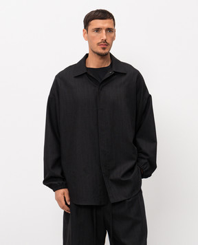 Fear of God Чорна сорочка з вовни FG9M60605RVWS