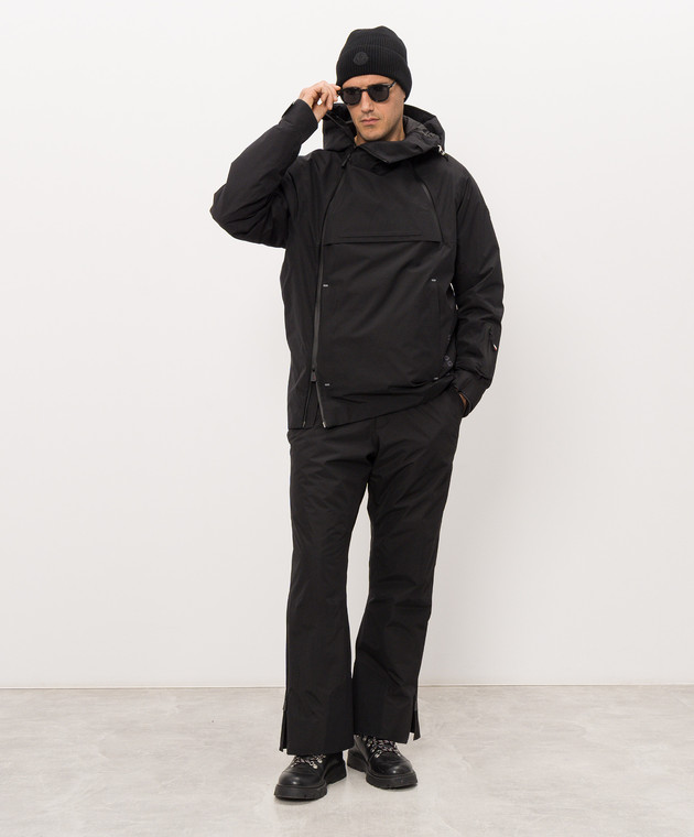 Moncler Grenoble Черный утепленный горнолыжный комбинезон GORE-TEX L20972G00011597MR изображение 2