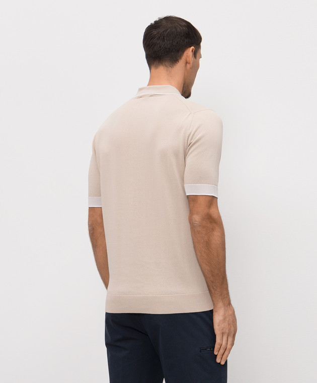 Peserico Бежеве поло R59478F149173N зображення 4