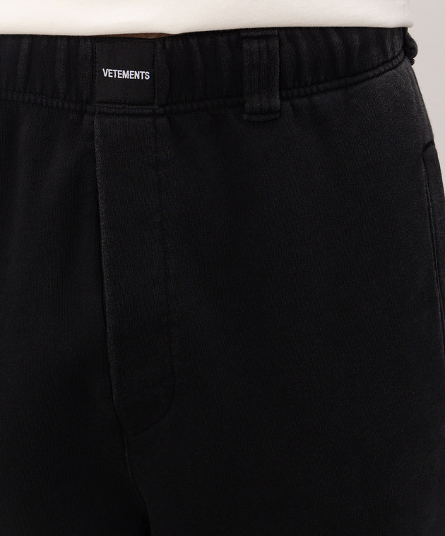 Vetements Черные спортивные штаны MH27SP191B изображение 5