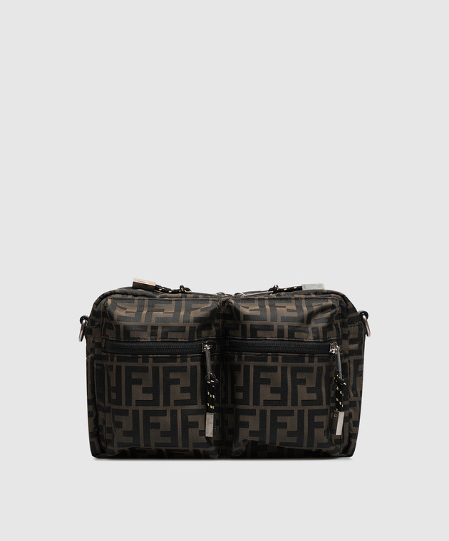 Fendi Коричнева сумка Camera Case 7VA695B12N