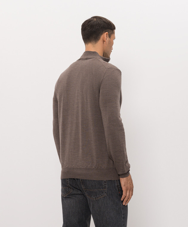 Cashmere&Whiskey Коричневий джемпер 77397 зображення 4