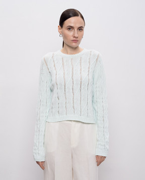 Twinset Зелений джемпер з візерунком 261TP3491