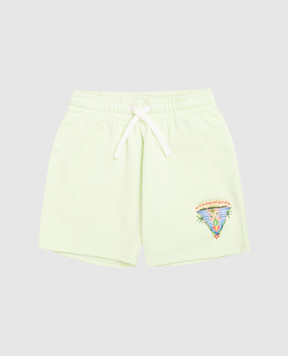 Casablanca Детские зеленые шорты Innocence Triangle KSP26JTR26601EXBC