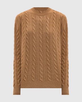 The Row Коричневий светр Lido з вовни 10069Y961