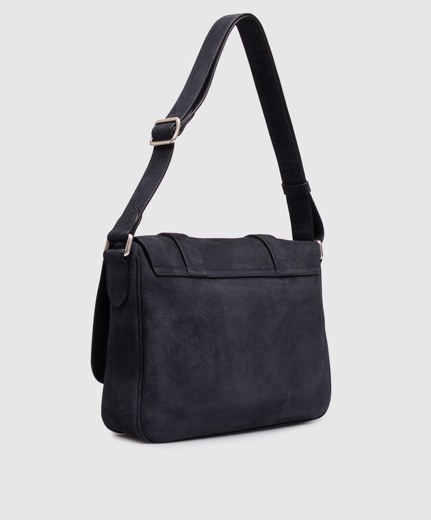 Orciani Синяя сумка Jones из нубука P00758NAB изображение 3
